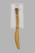 تنزيل الصورة على معرض الصور، Redtag-Gold-Dinner-Knife-Hammered-Finish-Set-(3-Piece)-Colour:Gold,-Filter:Home-Dining,-HMW-DIN-Cutlery-Sets,-New-In,-New-In-HMW-DIN,-Non-Sale,-S22A,-Section:Homewares-Home-Dining-