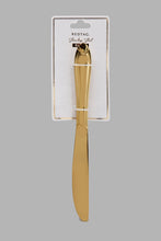 تنزيل الصورة على معرض الصور، Redtag-Gold-Dinner-Knife-Set-(3-Piece)-Colour:Gold,-Filter:Home-Dining,-HMW-DIN-Cutlery-Sets,-New-In,-New-In-HMW-DIN,-Non-Sale,-S22A,-Section:Homewares-Home-Dining-