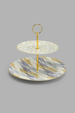 تنزيل الصورة على معرض الصور، Redtag-Multicolor-Geometric-2-Tier-Plate-Colour:Multicolour,-Filter:Home-Dining,-HMW-DIN-Crockery-Sets,-New-In,-New-In-HMW-DIN,-Non-Sale,-S22A,-Section:Homewares-Home-Dining-
