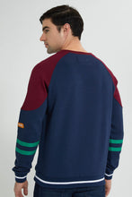 تنزيل الصورة على معرض الصور، Redtag-Navy-Raglan-Sleeve-Sweatshirt-Sweatshirts-Men's-0