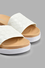 Load image into Gallery viewer, Redtag-White-Weave-Comfort-Mule-Colour:White,-Filter:Women's-Footwear,-New-In,-New-In-Women-FOO,-Non-Sale,-S22A,-Section:Women,-Women-Casual-Sandals-Women's-