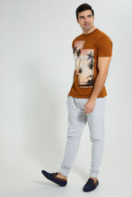 تنزيل الصورة على معرض الصور، Redtag-Ecru-Signature-Jog-Pant-Joggers-Men's-
