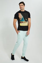 تنزيل الصورة على معرض الصور، Redtag-Mint-Green-Signature-Jog-Pant-Joggers-Men's-
