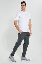 تنزيل الصورة على معرض الصور، Redtag-Charcoal-Track-Pant-With-Side-Tape-Joggers-Men's-