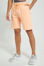 تنزيل الصورة على معرض الصور، Redtag-Orange-Pull-On-Resort-Shorts-Active-Shorts-Men's-