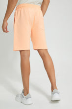 تنزيل الصورة على معرض الصور، Redtag-Orange-Pull-On-Resort-Shorts-Active-Shorts-Men's-