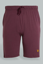 Load image into Gallery viewer, Redtag-Teal/Maroon-2-Pack-Pyjama-Shorts-Pyjama-Bottoms-Men's-