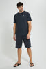 Redtag-Charcoal-Print-Pyjama-Set-(2-Piece)-Pyjama-Sets-Men's-