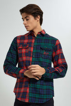 Load image into Gallery viewer, Redtag-Assorted-Colors-Check-Shirt-Casual-Shirts-Men's-