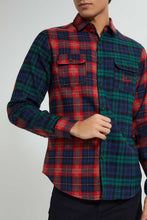 Load image into Gallery viewer, Redtag-Assorted-Colors-Check-Shirt-Casual-Shirts-Men's-