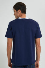 تنزيل الصورة على معرض الصور، Redtag-Blue-Pocket-T-Shirt-Plain-Men's-