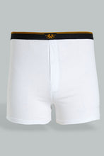 Load image into Gallery viewer, Redtag-White-&-Grey-2-Pack-Loose-Knit-Boxer-Trunks-Men's-