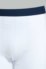 Load image into Gallery viewer, Redtag-Navy-Yarn-Dye-&-White-2-Pack-Hipster-Briefs-Men's-