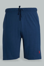 Load image into Gallery viewer, Redtag-Grey-/-Navy-2-Pack-Pyjama-Shorts-Pyjama-Bottoms-Men's-