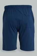 Load image into Gallery viewer, Redtag-Grey-/-Navy-2-Pack-Pyjama-Shorts-Pyjama-Bottoms-Men's-
