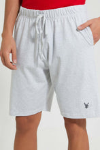 تنزيل الصورة على معرض الصور، Redtag-Red-/-Ecru-2-Pack-Pyjama-Shorts-Pyjama-Bottoms-Men's-