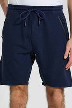 Load image into Gallery viewer, Redtag-Navy-Shorts-Colour:Navy,-Filter:Men's-Clothing,-Men-Shorts,-New-In,-New-In-Men,-Non-Sale,-S22B,-Section:Men-Men's-