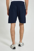 Load image into Gallery viewer, Redtag-Navy-Shorts-Colour:Navy,-Filter:Men's-Clothing,-Men-Shorts,-New-In,-New-In-Men,-Non-Sale,-S22B,-Section:Men-Men's-