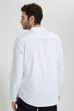 Load image into Gallery viewer, Redtag-White-Button-Down-Oxford-Shirt-Colour:White,-Filter:Men's-Clothing,-Men-Shirts,-New-In,-New-In-Men,-Non-Sale,-S22A,-Section:Men-Men's-