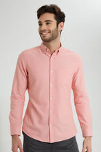 Load image into Gallery viewer, Redtag-Mint-Orange-Button-Down-Oxford-Shirt-Colour:Orange,-Filter:Men's-Clothing,-Men-Shirts,-New-In,-New-In-Men,-Non-Sale,-S22A,-Section:Men-Men's-