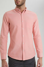 Load image into Gallery viewer, Redtag-Mint-Orange-Button-Down-Oxford-Shirt-Colour:Orange,-Filter:Men's-Clothing,-Men-Shirts,-New-In,-New-In-Men,-Non-Sale,-S22A,-Section:Men-Men's-