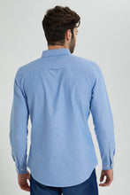 Load image into Gallery viewer, Redtag-Blue-Button-Down-Oxford-Shirt-Colour:Blue,-Filter:Men's-Clothing,-Men-Shirts,-New-In,-New-In-Men,-Non-Sale,-S22A,-Section:Men-Men's-