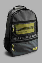 Load image into Gallery viewer, Redtag-Grey-Printed-Backpack-Colour:Grey,-Filter:Men's-Accessories,-Men-Bags,-New-In,-New-In-Men-ACC,-Non-Sale,-S22A-Men's-