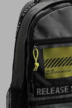 Load image into Gallery viewer, Redtag-Grey-Printed-Backpack-Colour:Grey,-Filter:Men's-Accessories,-Men-Bags,-New-In,-New-In-Men-ACC,-Non-Sale,-S22A-Men's-
