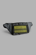 Load image into Gallery viewer, Redtag-Grey-Printed-Bumbag-Colour:Grey,-Filter:Men's-Accessories,-Men-Bags,-New-In,-New-In-Men-ACC,-Non-Sale,-S22A-Men's-