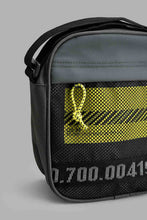 Load image into Gallery viewer, Redtag-Grey-Printed-Messenger-Bag-Colour:Grey,-Filter:Men's-Accessories,-Men-Bags,-New-In,-New-In-Men-ACC,-Non-Sale,-S22A-Men's-