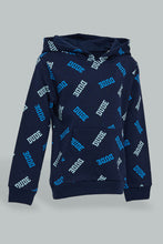 تنزيل الصورة على معرض الصور، Redtag-Navy-Dude-Hoody-Sweatshirt-Sweatshirts-Infant-Boys-3 to 24 Months