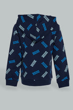 تنزيل الصورة على معرض الصور، Redtag-Navy-Dude-Hoody-Sweatshirt-Sweatshirts-Infant-Boys-3 to 24 Months