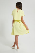 تنزيل الصورة على معرض الصور، Redtag-Yellow-Twofer-Dress-Dresses-Senior-Girls-9 to 14 Years
