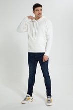 Load image into Gallery viewer, Redtag-White-Hoodies-Shirt-Casual-Shirts-Men's-