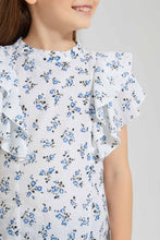 تنزيل الصورة على معرض الصور، Redtag-White-Printed-Blouse-Colour:White,-Filter:Girls-(2-to-8-Yrs),-Girls-Blouses,-New-In,-New-In-GIR,-Non-Sale,-S22B,-Section:Kidswear-Girls-2 to 8 Years
