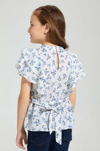 تنزيل الصورة على معرض الصور، Redtag-White-Printed-Blouse-Colour:White,-Filter:Girls-(2-to-8-Yrs),-Girls-Blouses,-New-In,-New-In-GIR,-Non-Sale,-S22B,-Section:Kidswear-Girls-2 to 8 Years