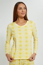 تنزيل الصورة على معرض الصور، Redtag-Yellow-Allover-Printed-Pyjama-Set-Pyjama-Sets-Women's-