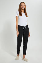Load image into Gallery viewer, Redtag-Blue-Plain-Pyjama-Bottom-With-Side-Piping-Pyjama-Bottoms-Women's-