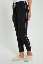 Load image into Gallery viewer, Redtag-Blue-Plain-Pyjama-Bottom-With-Side-Piping-Pyjama-Bottoms-Women's-