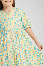 تنزيل الصورة على معرض الصور، Redtag-Blue-Front-Placket-Printed-Dress-Colour:Blue,-Filter:Girls-(2-to-8-Yrs),-Girls-Dresses,-New-In,-New-In-GIR,-Non-Sale,-S22A,-Section:Kidswear-Girls-2 to 8 Years