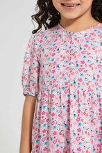 تنزيل الصورة على معرض الصور، Redtag-Pink-Front-Placket-Printed-Dress-Colour:Pink,-Filter:Girls-(2-to-8-Yrs),-Girls-Dresses,-New-In,-New-In-GIR,-Non-Sale,-S22A,-Section:Kidswear-Girls-2 to 8 Years