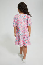 تنزيل الصورة على معرض الصور، Redtag-Pink-Front-Placket-Printed-Dress-Colour:Pink,-Filter:Girls-(2-to-8-Yrs),-Girls-Dresses,-New-In,-New-In-GIR,-Non-Sale,-S22A,-Section:Kidswear-Girls-2 to 8 Years