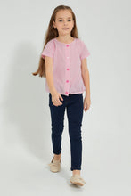 تنزيل الصورة على معرض الصور، Redtag-Pink-Striped-Button-Down-Blouse-Colour:Pink,-Filter:Girls-(2-to-8-Yrs),-Girls-Blouses,-New-In,-New-In-GIR,-Non-Sale,-S22B,-Section:Kidswear-Girls-2 to 8 Years