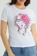تنزيل الصورة على معرض الصور، Redtag-Mustard-Photographic-Print-T-Shirt-Graphic-Prints-Women's-
