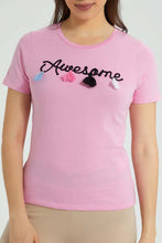 تنزيل الصورة على معرض الصور، Redtag-Black-Photographic-Print-T-Shirt-Active-Tees-Women's-