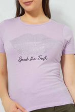 تنزيل الصورة على معرض الصور، Redtag-Blue-Photographic-Print-T-Shirt-Active-Tees-Women's-
