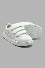 Load image into Gallery viewer, Redtag-White-Dinosaur-Print-Sneaker-Sneakers-Boys-3 to 5 Years