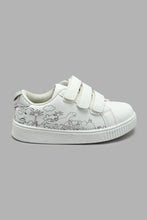 Load image into Gallery viewer, Redtag-White-Dinosaur-Print-Sneaker-Sneakers-Boys-3 to 5 Years