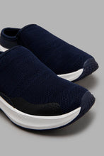 Load image into Gallery viewer, Redtag-Navy-Mule-Slip-On-Slip-Ons-Boys-3 to 5 Years