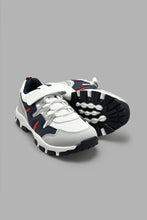 Load image into Gallery viewer, Redtag-White-Colour-Block-Trekker-BSR-Trainers,-Colour:White,-Filter:Boys-Footwear-(5-to-14-Yrs),-New-In,-New-In-BSR-FOO,-Non-Sale,-S22A,-Section:Kidswear-Senior-Boys-5 to 14 Years